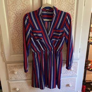 Express faux wrap dress